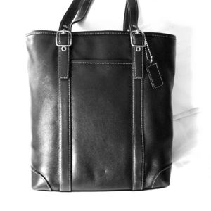 Coach small leather tote